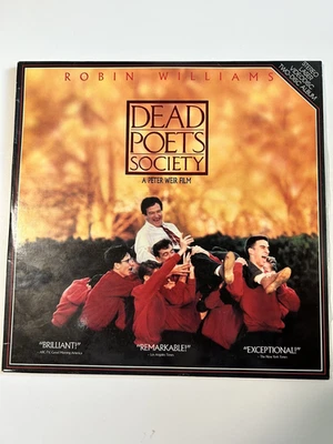 1989 DEAD POETS SOCIETY Robin Willams 2 Laser Disc Set Stereo Ext Play - Image 1 of 2