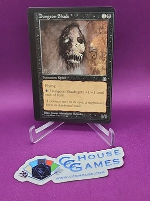 MTG Misprint Dungeon Shade Miscut Off Center Stronghold Spirit Magic *CCGHouse* - Image 1 of 4