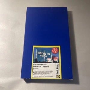 N Scale Drive-In Theatre Wood Lazer Building KIT Blair Line BLS-068 New In Box - Picture 1 of 4