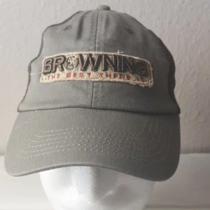 BRAUN verstellbare Truckermütze "The Best There Is" erhöhte Stickerei Druckknopflasche - Bild 1 von 8