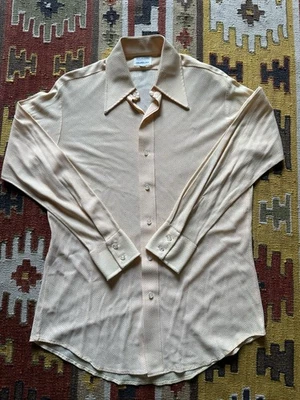 vintage 60s  Wieboldt's Fashions tailored knit shirt. - Image 1 of 4