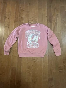 Abercrombie Kids Girls 11/12 Grateful Dead Pink Sweatshirt Long Sleeve - Picture 1 of 10
