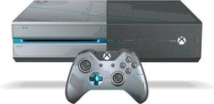 Microsoft Xbox One 1TB Halo 5 Guardians Video Game Console Black & Silver Bundle