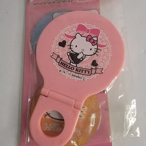 Sanrio Hello Kitty klappbarer Handspiegel 1976, 2010 rosa neu - Bild 1 von 4