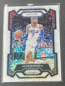 2023-24 Panini Prizm #291 Jalen McDaniels White Sparkle Prizm SP Raptors - Picture 1 of 2