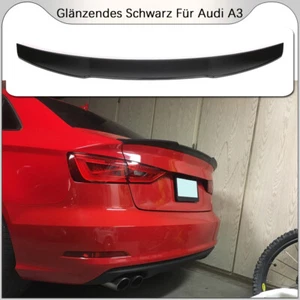 Heckspoiler Für Audi A3 S3 RS3 8V Limo Spoiler Abrisskante Lippe Flügel Ansatz - Bild 1 von 8