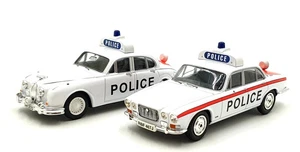 Vanguards 1/43 SP1002 Jaguar MK2 3.8 Jaguar XJ6 Series 1 4.2 Staff Police Set - Picture 1 of 7
