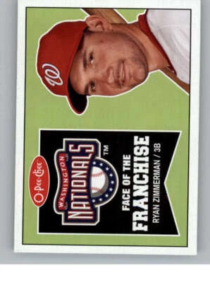 2009 O-Pee-Chee Face of the Franchise #FF16 Ryan Zimmerman (ref 144740) - Image 1 of 2