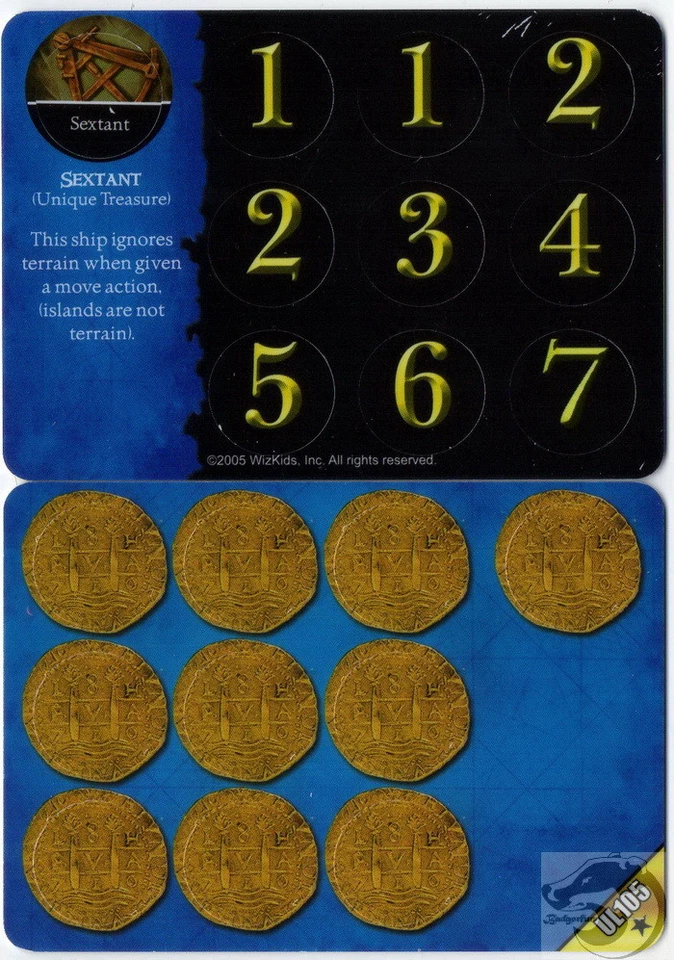 Wizkids Pirates Pocketmodel - Sextant (unique treasure) PotR UL105 R - Image 1 of 1