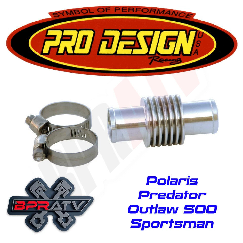 Pro Design Billet CNC In Line Super Cooler Polaris Predator Outlaw 500 Sportsman - Imagem 1 de 3
