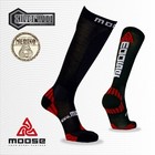 MOOSE SLALOM Kompressionssocken, Skisocken, Kniestrümpfe, Silberfaser allround