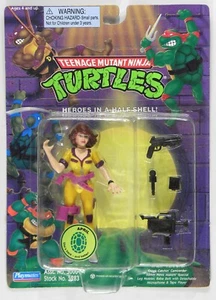 Playmates Toys TMNT Teenage Mutant Ninja Turtles April O'Neil púrpura - Imagen 1 de 4