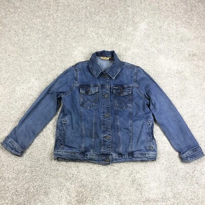 Chaqueta vaquera Wrangler Jean juvenil XL Western Trucker elástica Foto 1 de 4