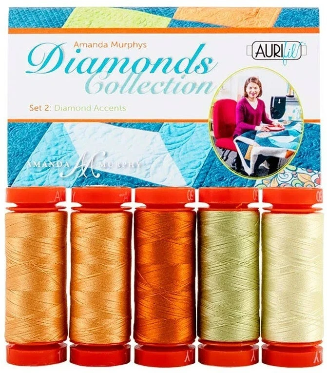 Aurifil Designer Thread Collection Amanda Murphy Diamonds Collection Set 2 - Image 1 of 1