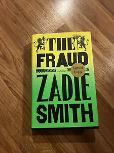 The Fraud by Zadie Smith (2023, Hardcover) SIGNED 1st/1st - Picture 1 of 6