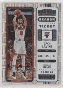 2022-23 Panini Contenders Season Ticket Zach LaVine #42