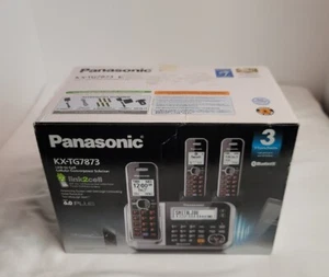 Panasonic KX-TG7873 link2cell sistema di risposta telefono casa wireless NUOVA SCATOLA APERTA - Foto 1 di 13