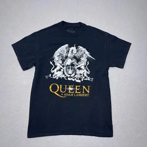 Queen + Adam Lambert T-Shirt Medium 2019 Band Tee Konzert Tour Grafik schwarz - Bild 1 von 9