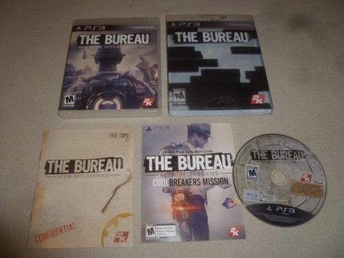 PLAYSTATION 3 PS3 GAME THE BUREAU XCOM DECLASSIFIED COMPLETE W CASE ...