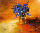 MICHAEL GORBAN "BLUEBELLS" | SIGNED | EMBELLISHED | COA | SEE LIVE* | BUY/SELL