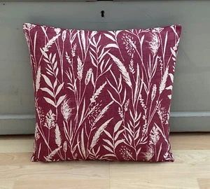 Wildgräser Rotwein Herbst Botanisch Streu Land Leinen Kissenbezüge - Bild 1 von 2