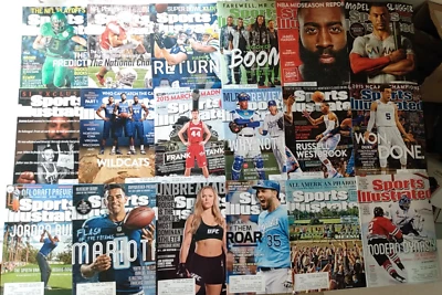 Lote de 43 revistas Sports Illustrated 2015 James Harden Jermaine Kearse Foto 1 de 4