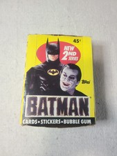1989 Topps BATMAN 2nd Series  Wax Box 36 Packs 