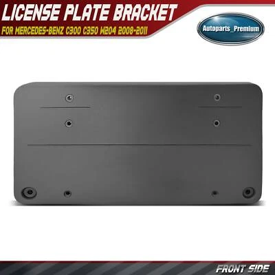 Soporte de matrícula delantero para Mercedes-Benz C300 C350 W204 2008 2009 2010 2011 Foto 1 de 4