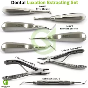 CIRUGÍA ORAL DENTAL EXTRACCIÓN LUXANTE ELEVADORES EXTRACCIÓN DIENTES PINZAS ESCALADOR - Imagen 1 de 1