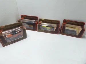 4 BOXED MATCHBOX MODELS YESTERYEAR HAIG OMNIBUS MODEL A FORD VAN PACKARD FODEN - Picture 1 of 9