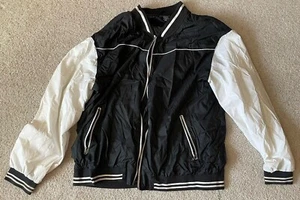 Rok Outerwear Black/White Zip Up  Jacket Mens 5XL - Picture 1 of 6
