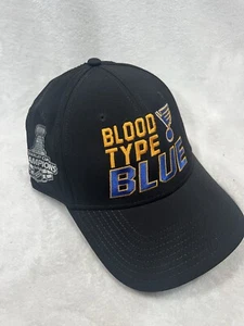 Fanatics St Louis Blues 2019 NHL Stanley Cup Champs Hat M/L - Picture 1 of 5