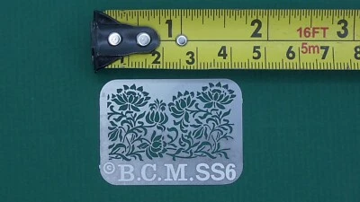 Puppenstubenschablone 12. Maßstab zum Dekorieren von Iron works und BCM IRSS6