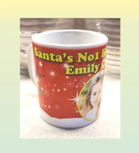 Personalisierte Tasse Weihnachten Weihnachtsmann kleiner Helfer - Bild 1 von 8