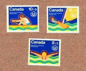SWIMMING ROWING SAILING = Canada 1975 #B4-B6 MNH stamps set of 3 - Picture 1 of 1