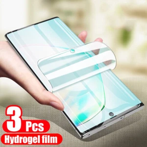 For Samsung S24 Ultra S23 S22 S21 S10 Soft Hydrogel Full Screen Protector Film - Picture 1 of 12