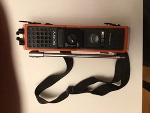Vintage Sony ICB-300W Walkie Talkie Orange Powers Up & Makes Sound. - Picture 1 of 9