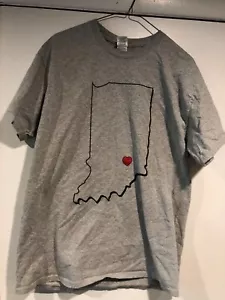 T-shirt uomo Gildan grigia grande - Foto 1 di 2