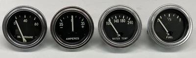 Juego de calibre Studebaker Hawk 1956-1961 - ¡NUEVO! - Combustible, aceite, temperatura, amperímetro Foto 1 de 4