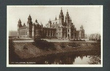 Ca 1924 Real Picture Post Card Scotland Glasgow The Art Galleries
