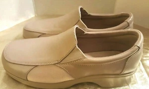 PEDORS 201 WOMEN'S VIENNA BEIGE ORTHOPEDIC LEATHER SLIP ON WALKING SHOES 8.5 MED - Picture 1 of 6
