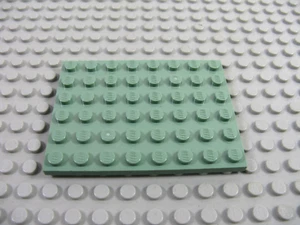 LEGO Placa Verde Arena 6 x 8 pernos Castillo Hogwarts 4842 #3036 ¡COMO NUEVO! - Imagen 1 de 1