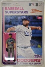 2020 Topps Big League Super7 Action Figure Cardback Variation 22 Clayton Kershaw