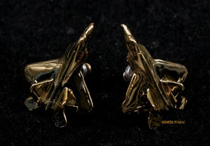 PENDIENTES DE POSTE DE COMBATE RAPTOR FIGHTER HECHOS EN EE. UU. FUERZA AÉREA VETERANO PIN UP REGALO MAMÁ - Imagen 1 de 12