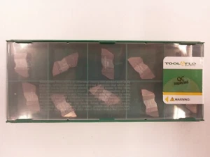 10pc) ToolFlo FLG 3125LCB AC3R Top Notch Coated Carbide Grooving Inserts NG 3125 - Picture 1 of 2