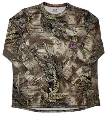 North River Mens XL Flannel Long Sleeve Button Down Shirt Green Orange Striped - Image 1 of 3