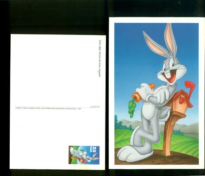 Mint Card - Scott# UX281 Booklet of 10 Cards - Bugs Bunny = Issue Price $5.95 - Image 1 of 2