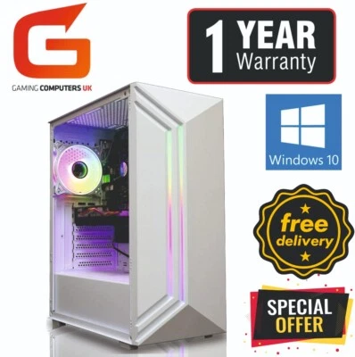 Gaming PC Core i5 16GB 120GB+500GB GT710 Win10 Computer FREE DELIVERY FAST PC - Image 1 of 4