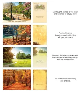 Card-Boxed-Shared Blessings-Thinking Of You Pathways (Box Of 12) by Crown Point - Picture 1 of 2