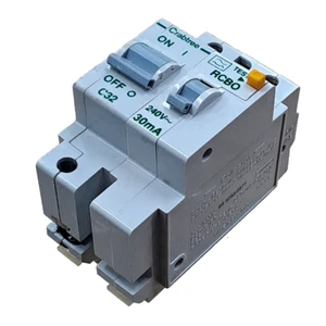Crabtree Polestar RCBO 32 Amp 30mA Typ C 10kA Leitungsschutzschalter RCD Trip 32A - Bild 1 von 9